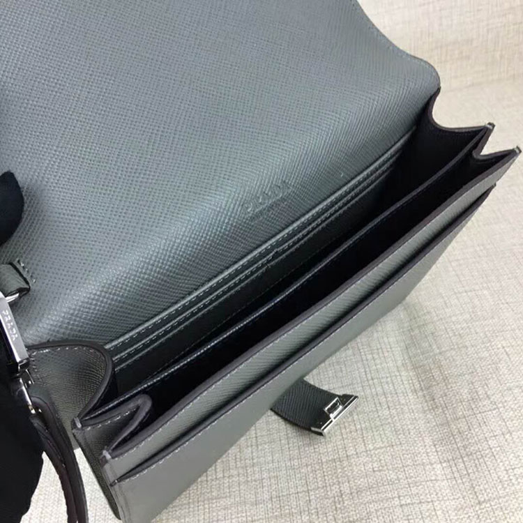 2018 Prada Men leather bag