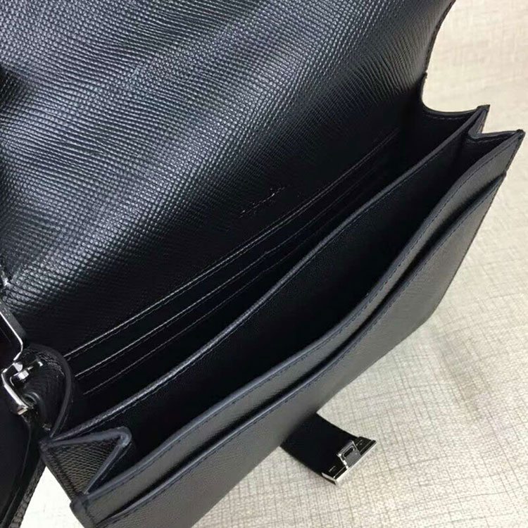 2018 Prada Men leather bag