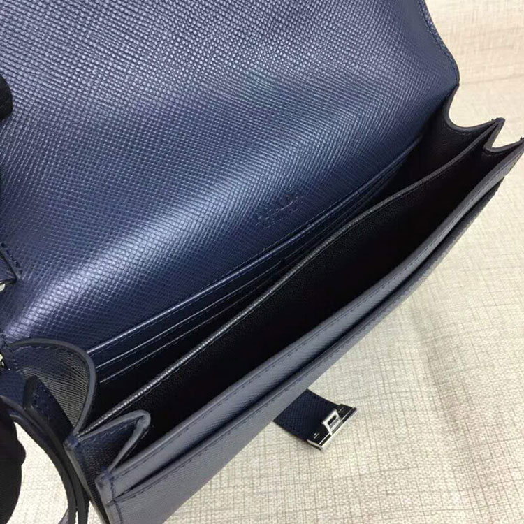 2018 Prada Men leather bag