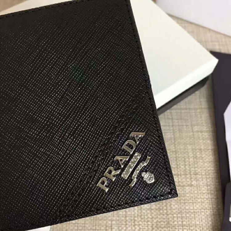 2018 Prada Men leather wallet