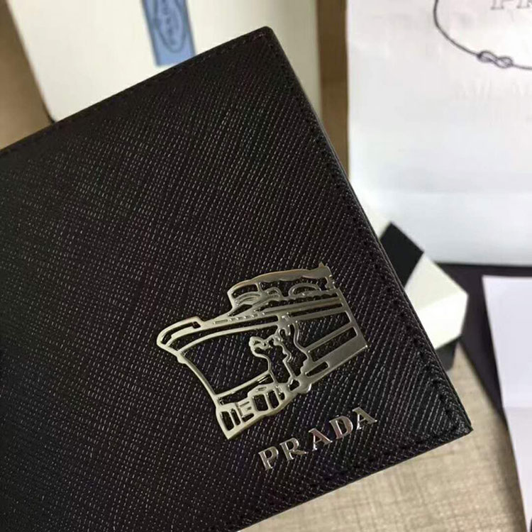 2018 Prada Men leather wallet