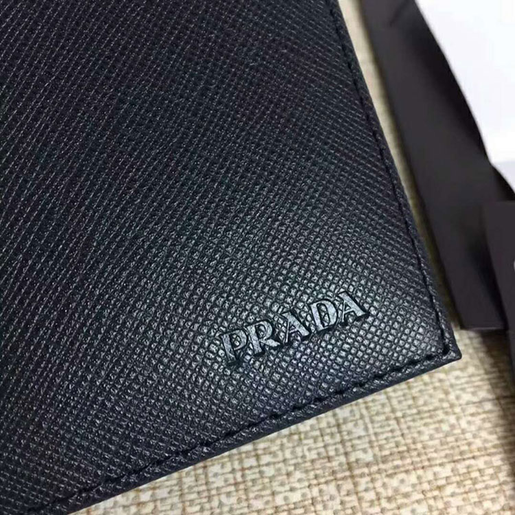 2018 Prada Men leather wallet