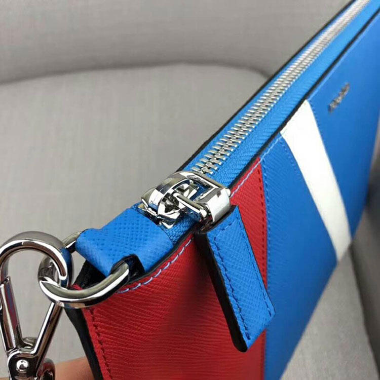 2018 Prada Men saffiano leather briefcase