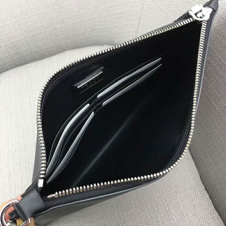 2018 Prada Men saffiano leather document holder