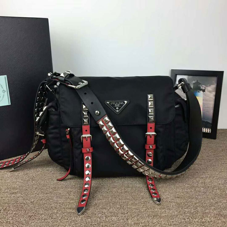 2018 Prada Women Tessuto Vela bag