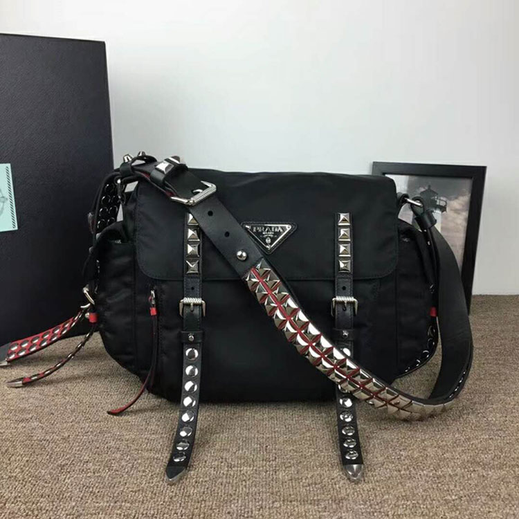 2018 Prada Women Tessuto Vela bag