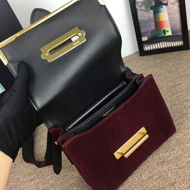 2018 Prada Women cahier bag