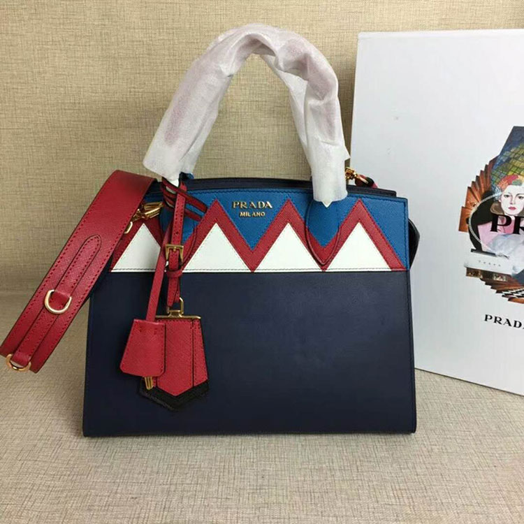 2018 Prada Women esplanade leather bag