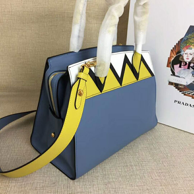 2018 Prada Women esplanade leather bag