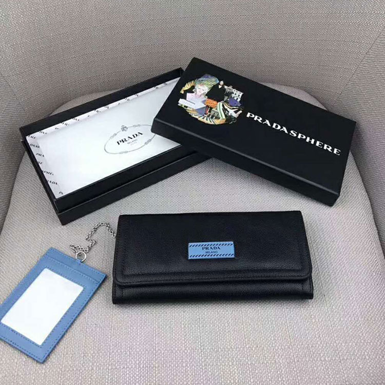 2018 Prada Women etiquette wallet