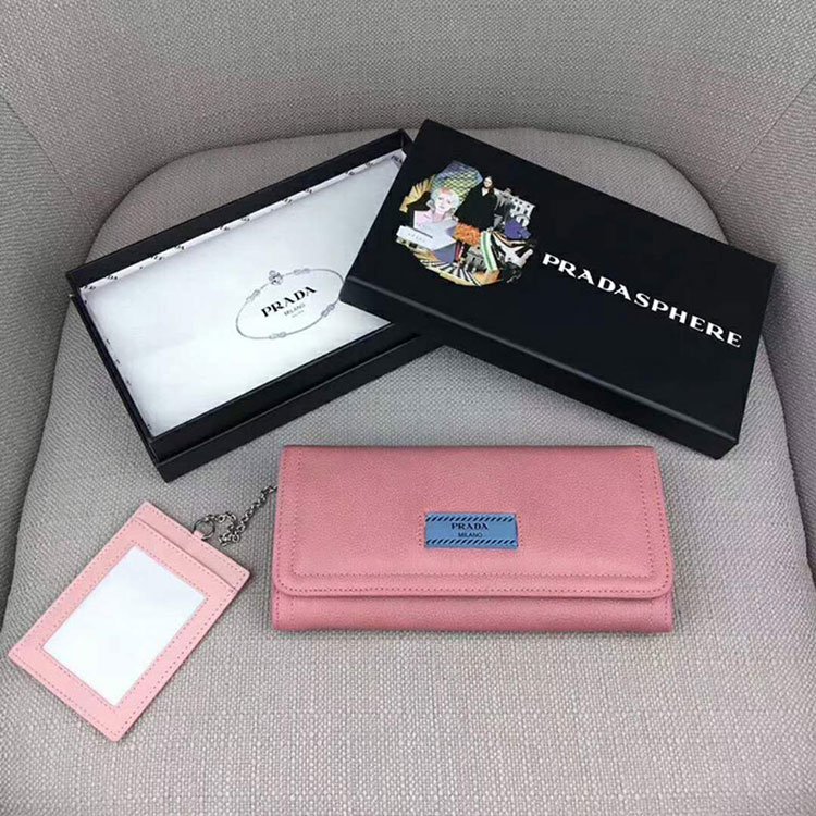 2018 Prada Women etiquette wallet