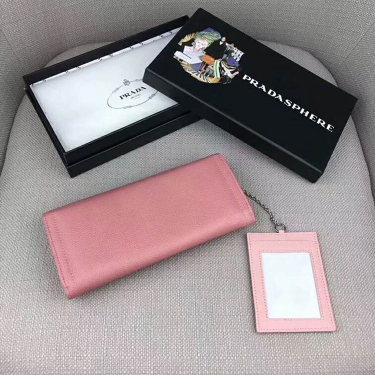 2018 Prada Women etiquette wallet