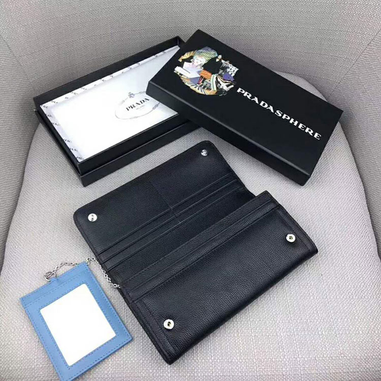 2018 Prada Women etiquette wallet