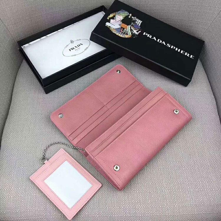 2018 Prada Women etiquette wallet