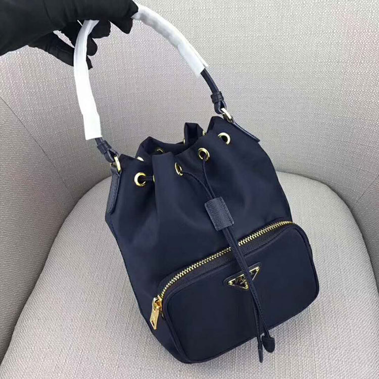 2018 Prada Women fabric shoulder bag