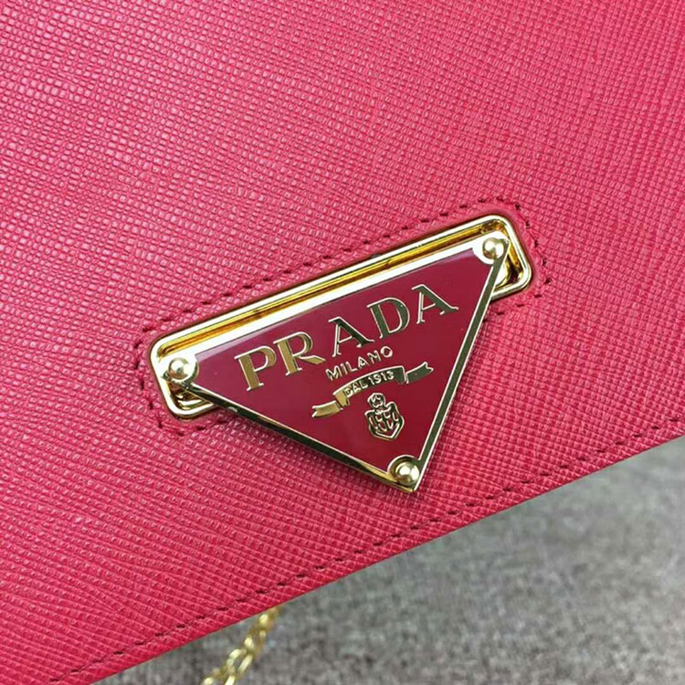 2018 Prada Women leather shoulder bag