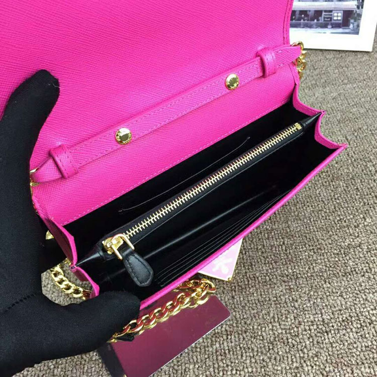 2018 Prada Women leather shoulder bag