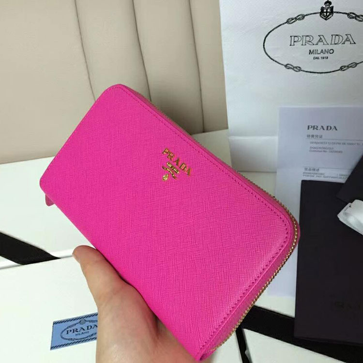 2018 Prada Women leather wallet