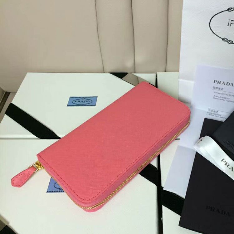 2018 Prada Women leather wallet