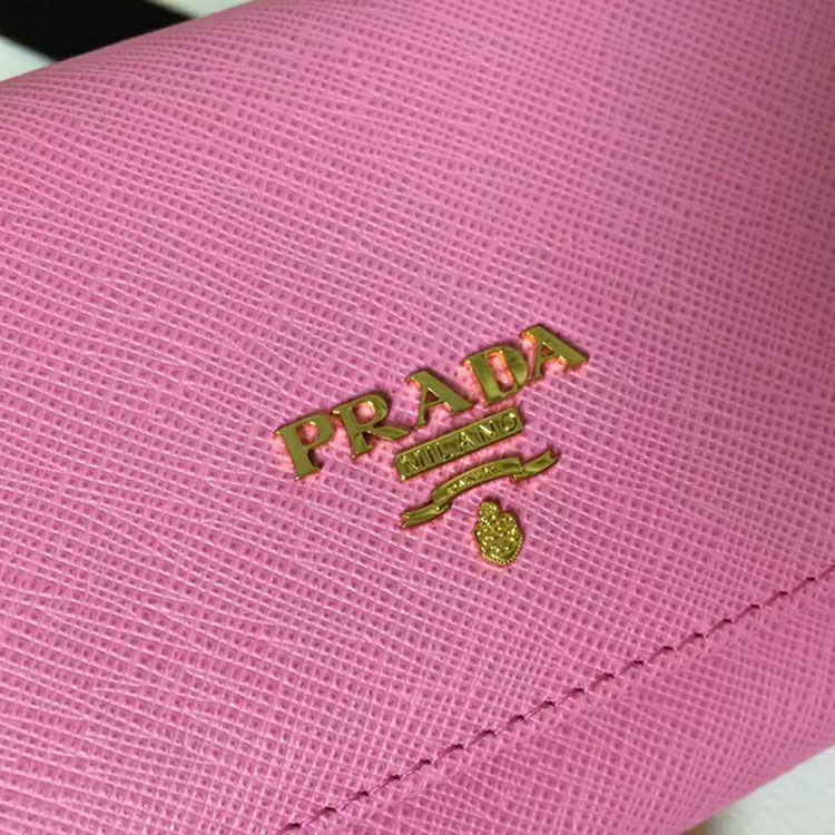 2018 Prada Women saffiano leather wallet