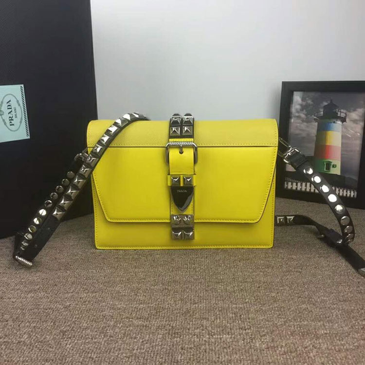 2018 Prada elektra calf leather bag