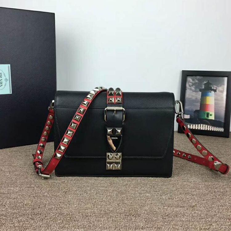 2018 Prada elektra calf leather bag