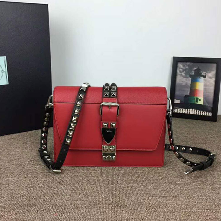 2018 Prada elektra calf leather bag