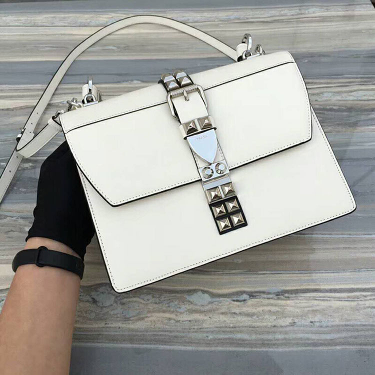 2018 Prada elektra leather shoulder bag