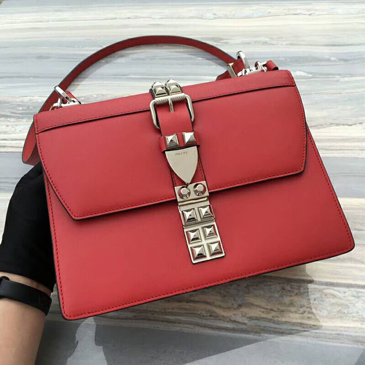 2018 Prada elektra leather shoulder bag