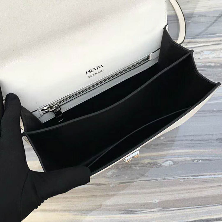 2018 Prada elektra leather shoulder bag