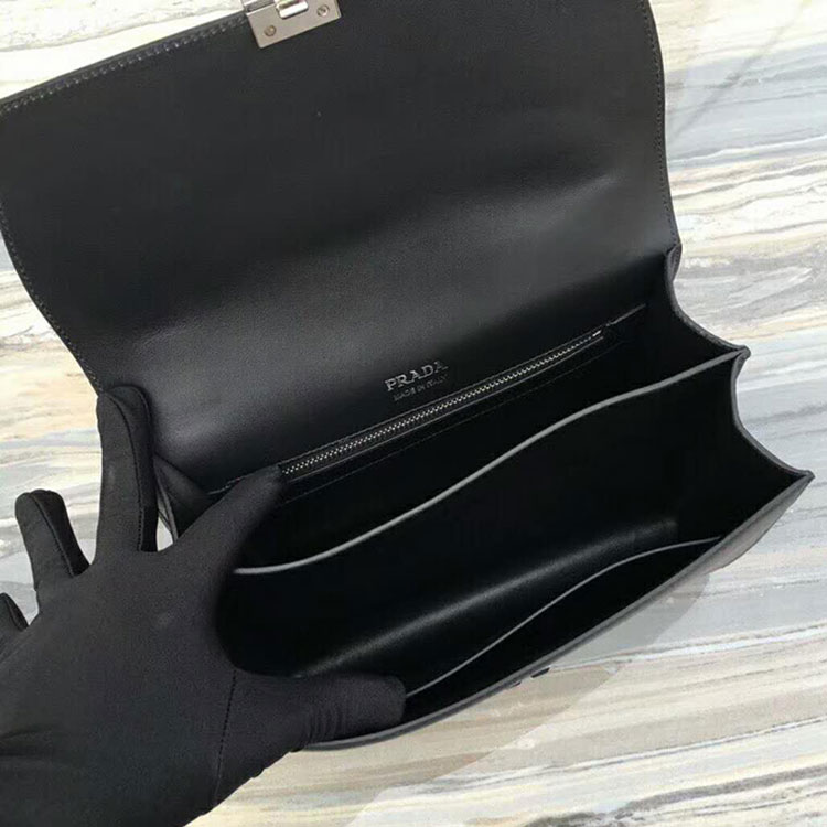 2018 Prada elektra leather shoulder bag