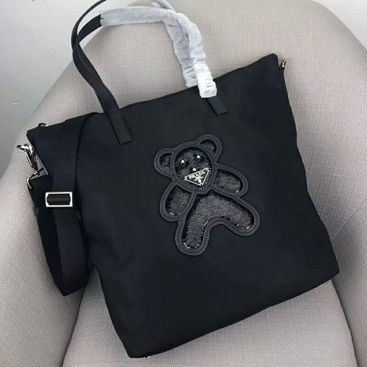 2018 Prada nylon Shopping bag