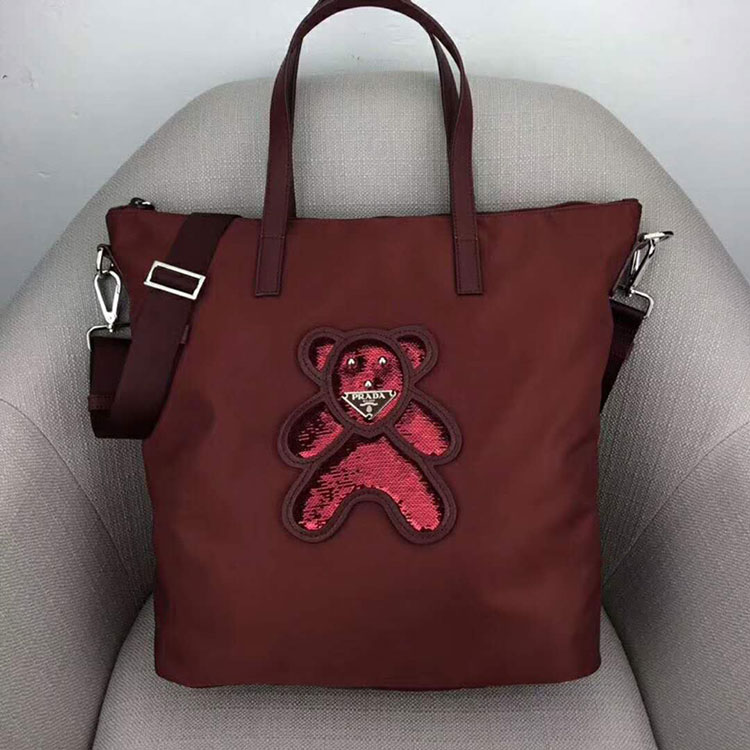 2018 Prada nylon Shopping bag