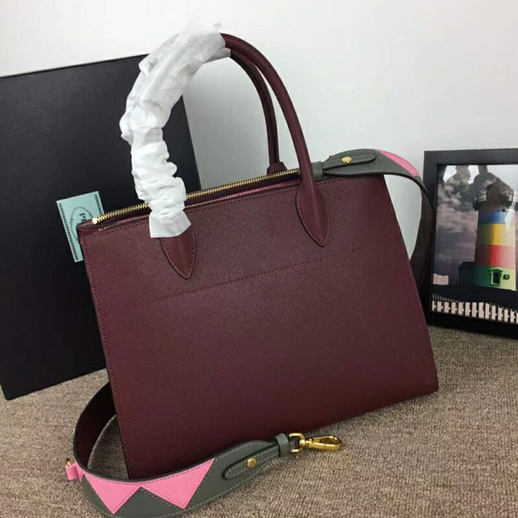 2018 Prada paradigme saffiano leather bag