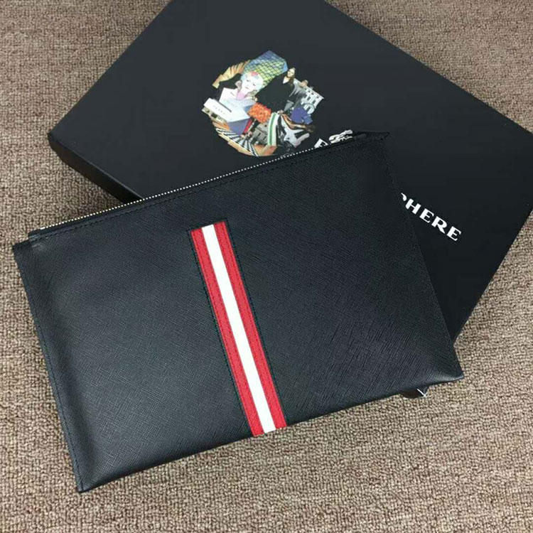 2018 Prada saffiano leather document holder