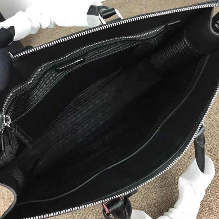 2018 Prada saffiano leather horizontal tote