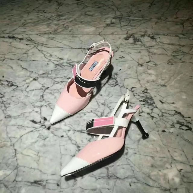 2018 Prada women Sandal in Calfskin Heel 7.5cm