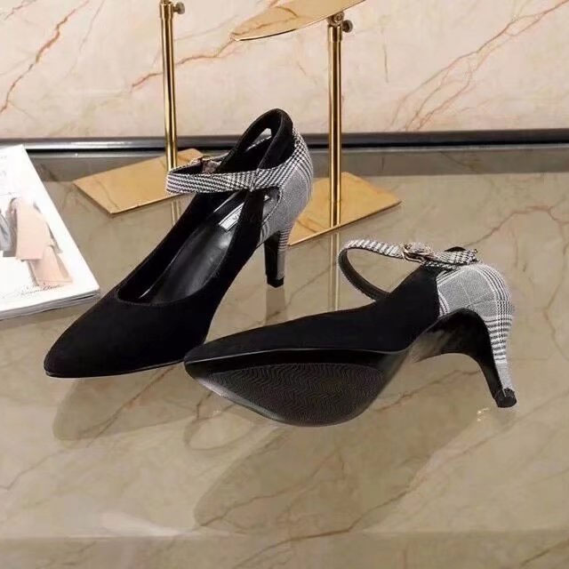 2018 Prada women shoes Heel 7.5cm