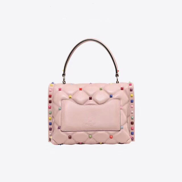 2018 VALENTINO CANDYSTUD TOP HANDLE BAG