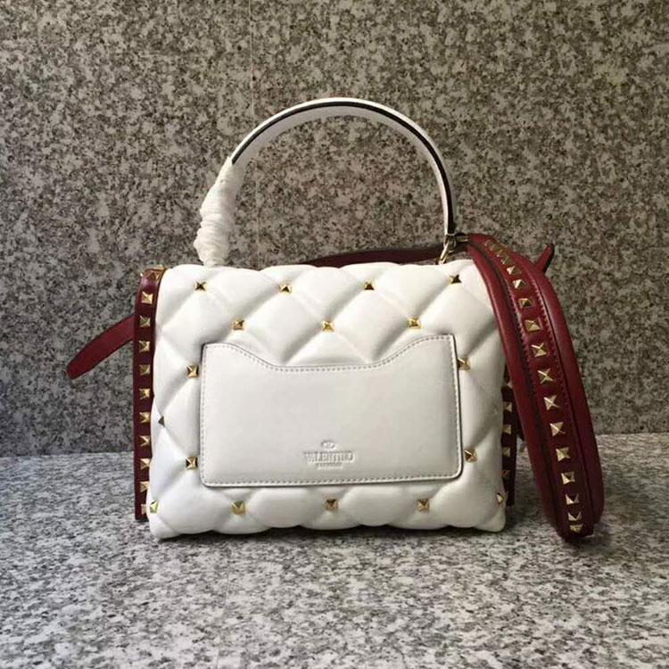 2018 VALENTINO CANDYSTUD TOP HANDLE BAG