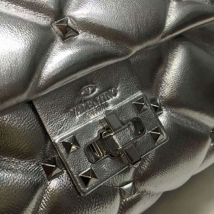 2018 VALENTINO CANDYSTUD TOP HANDLE BAG