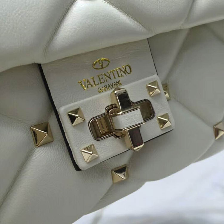 2018 VALENTINO CANDYSTUD TOP HANDLE BAG