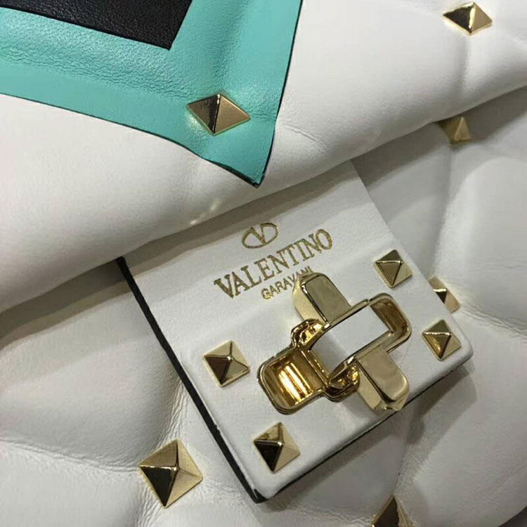 2018 VALENTINO CANDYSTUD TOP HANDLE BAG