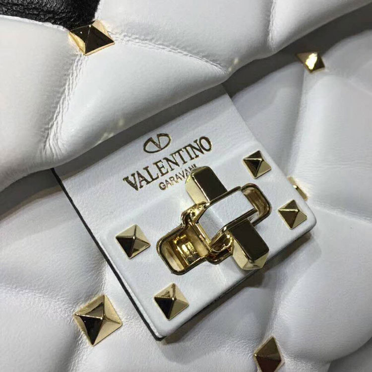 2018 VALENTINO CANDYSTUD TOP HANDLE BAG