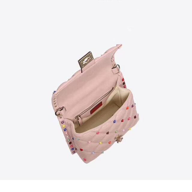 2018 VALENTINO CANDYSTUD TOP HANDLE BAG