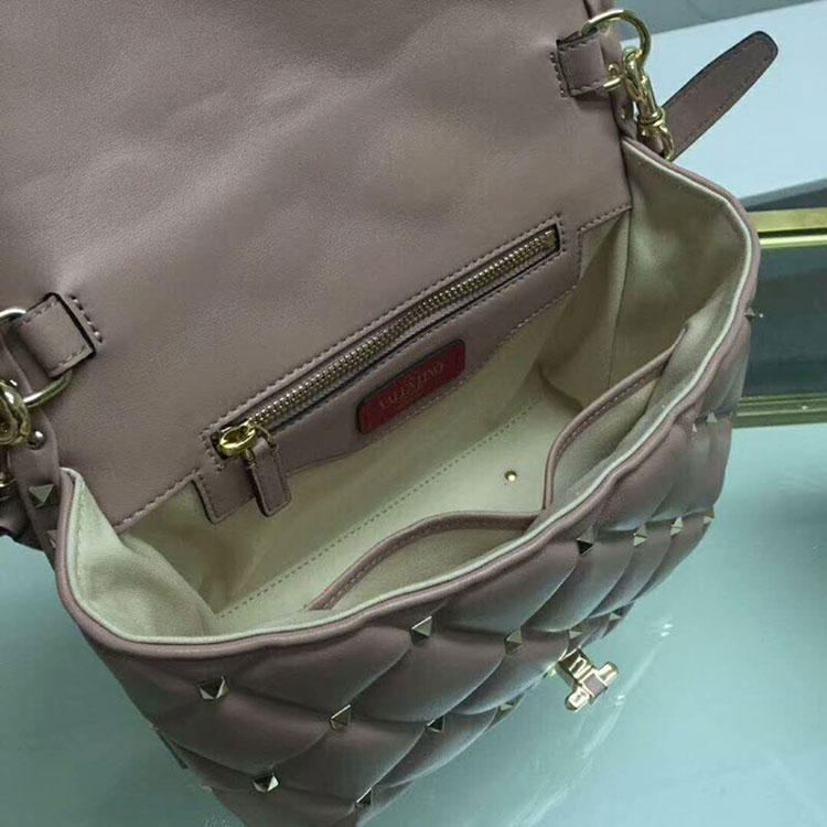 2018 VALENTINO CANDYSTUD TOP HANDLE BAG