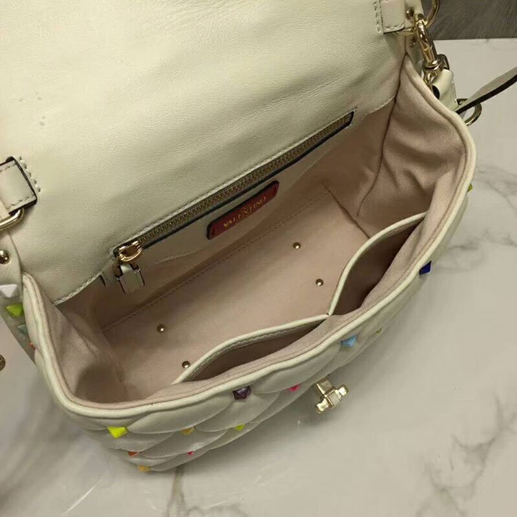 2018 VALENTINO CANDYSTUD TOP HANDLE BAG