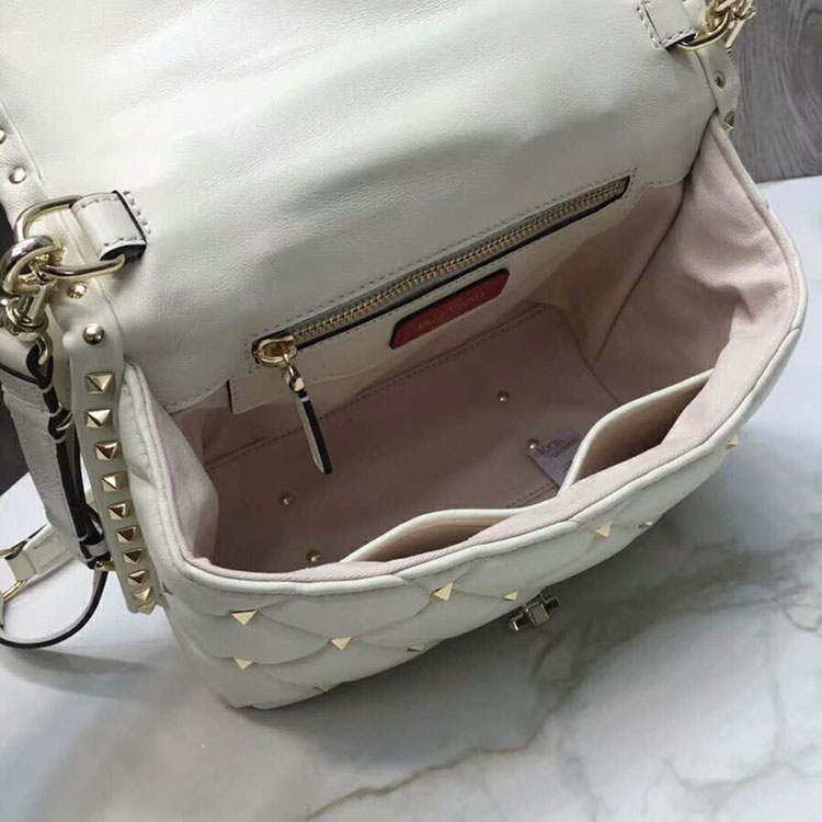 2018 VALENTINO CANDYSTUD TOP HANDLE BAG