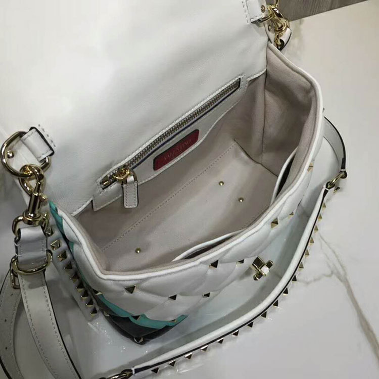 2018 VALENTINO CANDYSTUD TOP HANDLE BAG