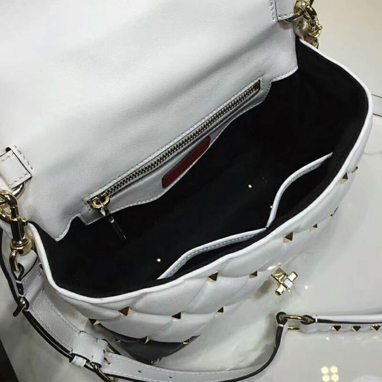 2018 VALENTINO CANDYSTUD TOP HANDLE BAG